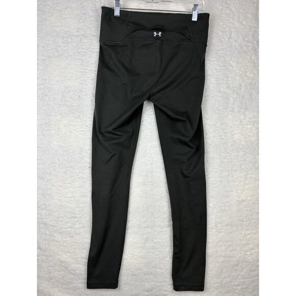 Under Armour Leggings Full Length Dark Army Olive Green Womens Size Small - Picture 2 of 9